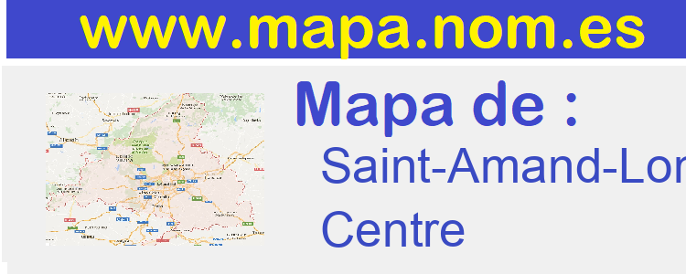 mapa de  Saint-Amand-Longpre