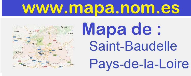 mapa de  Saint-Baudelle