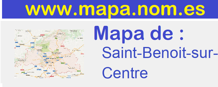 mapa de  Saint-Benoit-sur-Loire