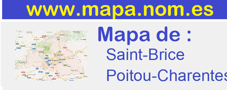 mapa de  Saint-Brice