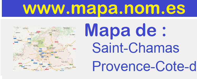 mapa de  Saint-Chamas