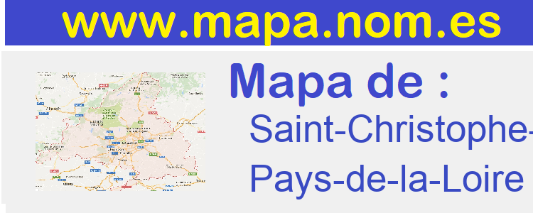 mapa de  Saint-Christophe-du-Bois