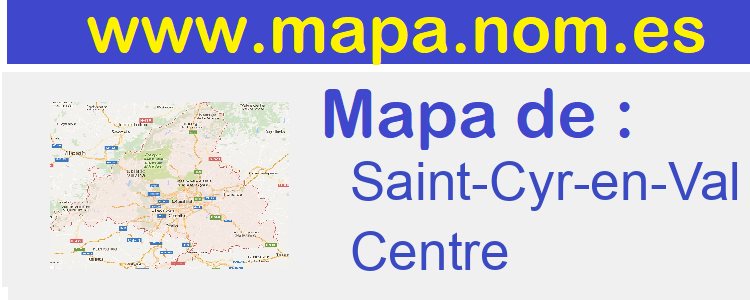 mapa de  Saint-Cyr-en-Val