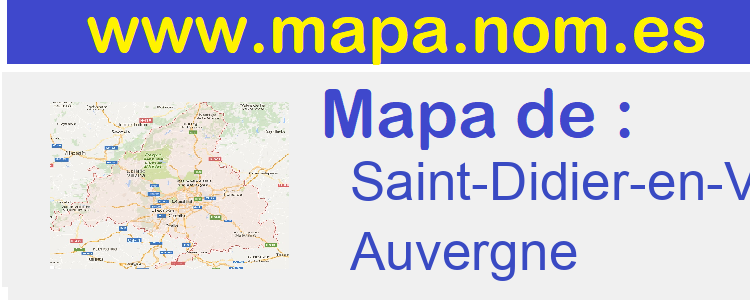 mapa de  Saint-Didier-en-Velay