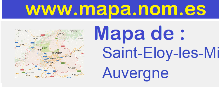 mapa de  Saint-Eloy-les-Mines
