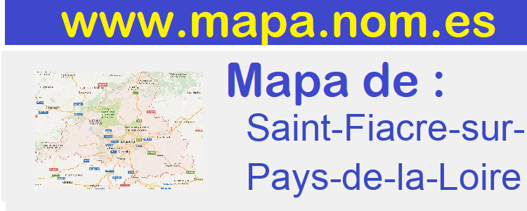 mapa de  Saint-Fiacre-sur-Maine