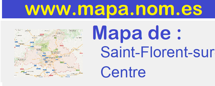 mapa de  Saint-Florent-sur-Cher