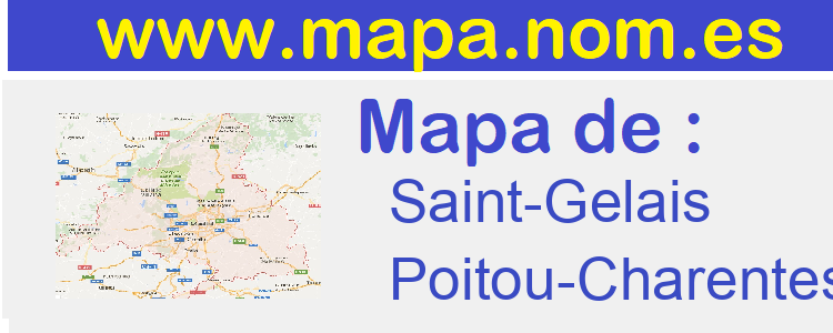 mapa de  Saint-Gelais