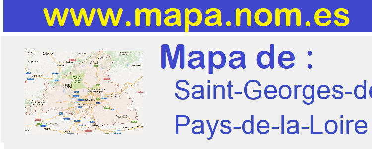 mapa de  Saint-Georges-de-Pointindoux