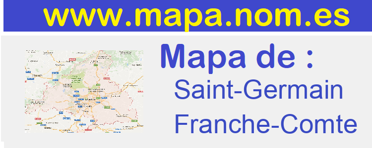mapa de  Saint-Germain