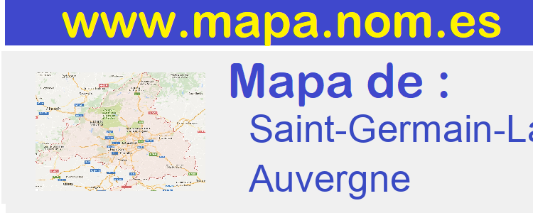 mapa de  Saint-Germain-Laprade