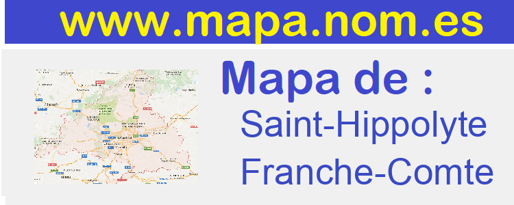 mapa de  Saint-Hippolyte