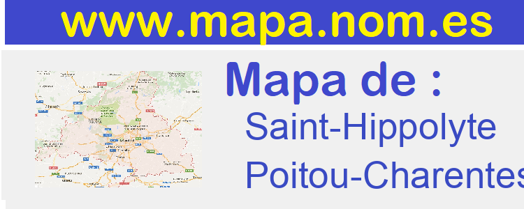 mapa de  Saint-Hippolyte