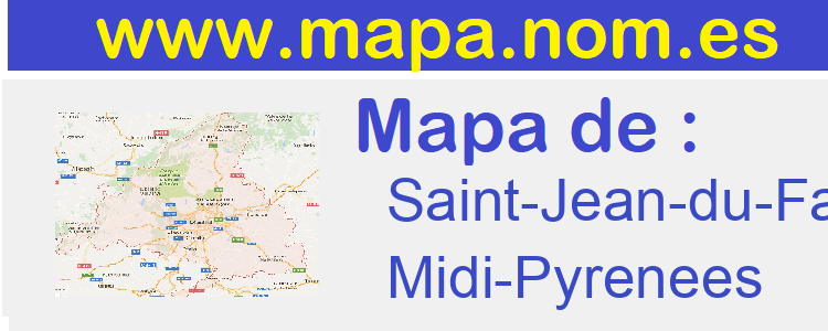 mapa de  Saint-Jean-du-Falga