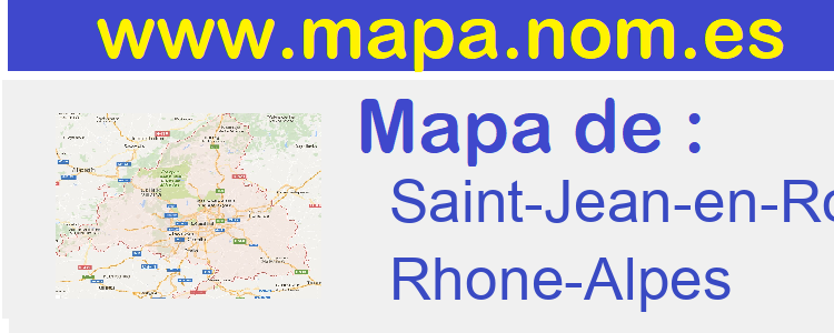 mapa de  Saint-Jean-en-Royans