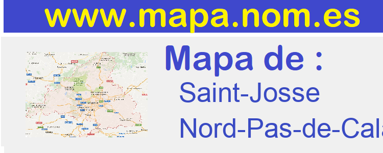 mapa de  Saint-Josse