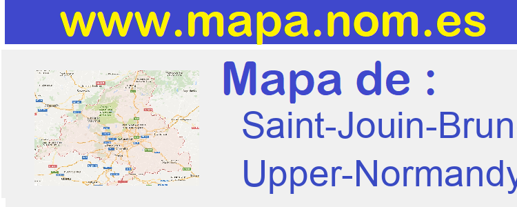mapa de  Saint-Jouin-Bruneval