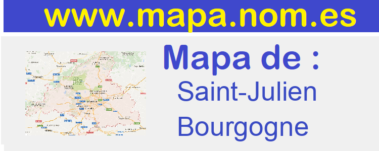 mapa de  Saint-Julien