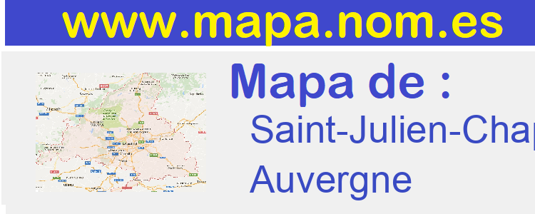 mapa de  Saint-Julien-Chapteuil