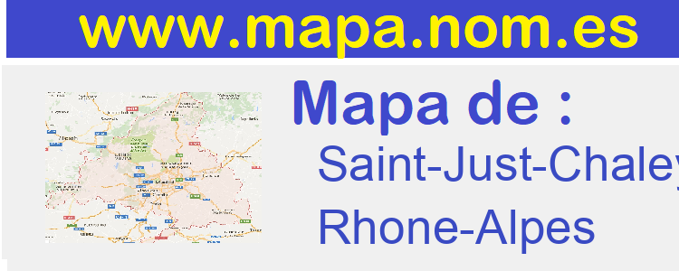 mapa de  Saint-Just-Chaleyssin