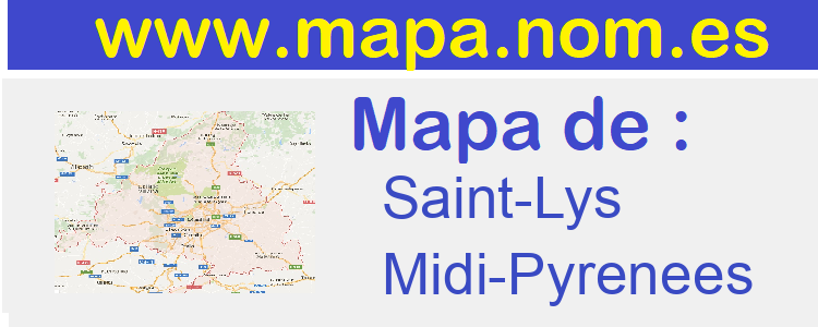 mapa de  Saint-Lys