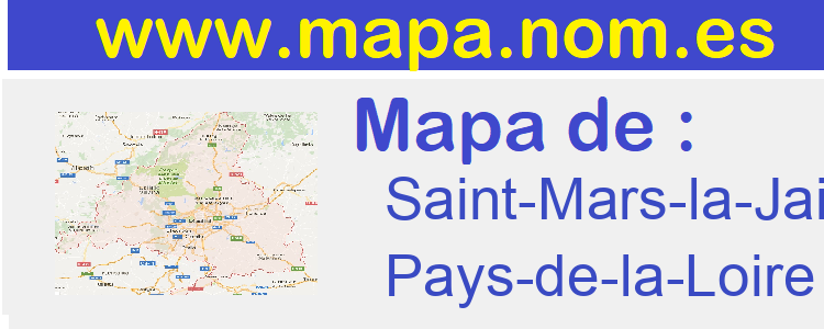 mapa de  Saint-Mars-la-Jaille