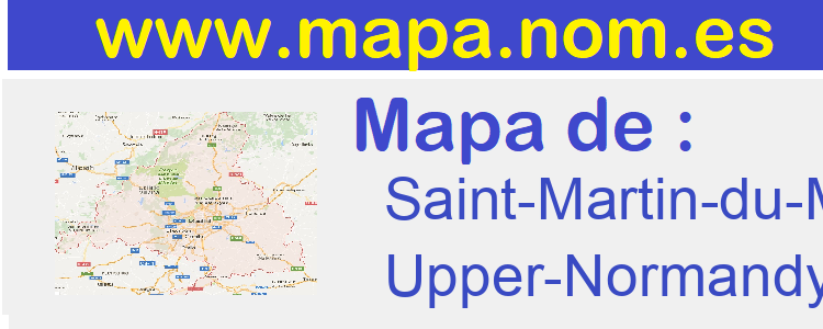 mapa de  Saint-Martin-du-Manoir