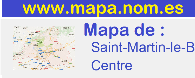 mapa de  Saint-Martin-le-Beau