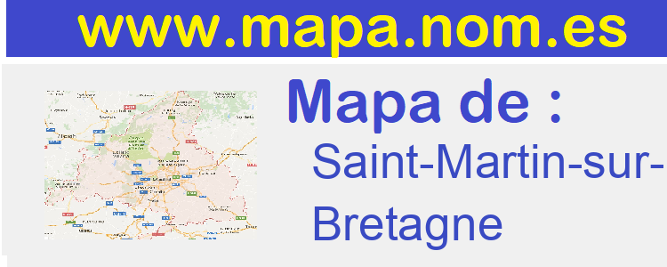 mapa de  Saint-Martin-sur-Oust