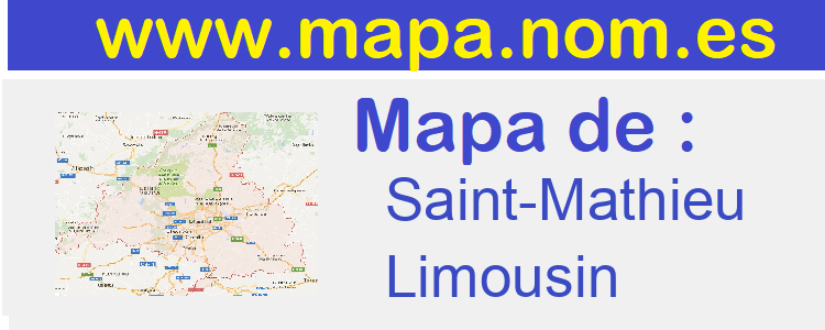mapa de  Saint-Mathieu