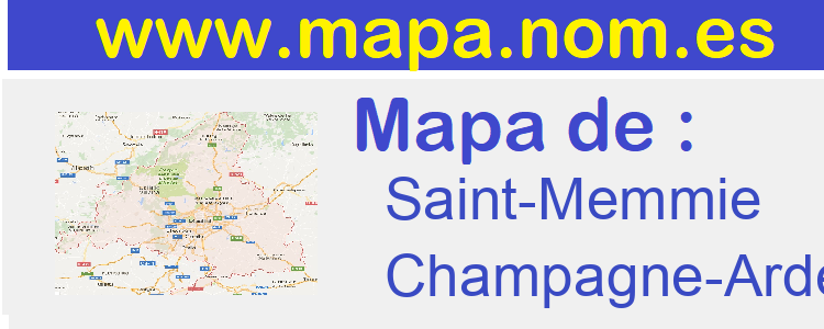 mapa de  Saint-Memmie