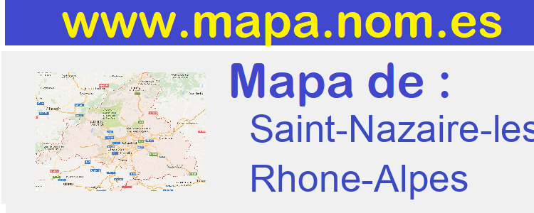 mapa de  Saint-Nazaire-les-Eymes