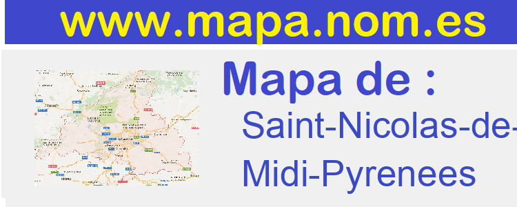 mapa de  Saint-Nicolas-de-la-Grave