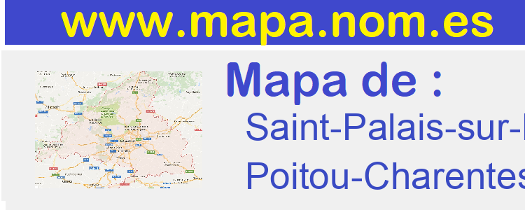 mapa de  Saint-Palais-sur-Mer