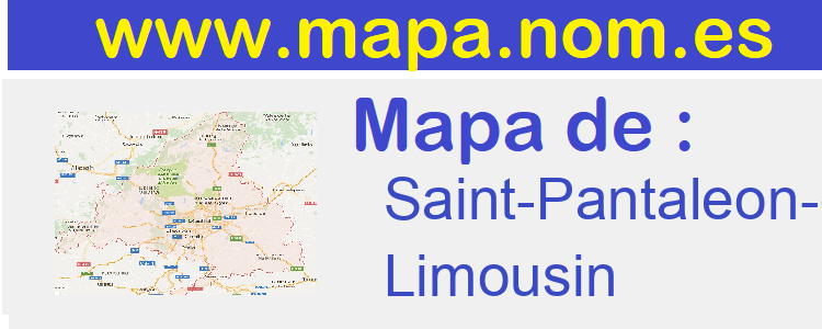 mapa de  Saint-Pantaleon-de-Larche