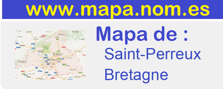 mapa de  Saint-Perreux