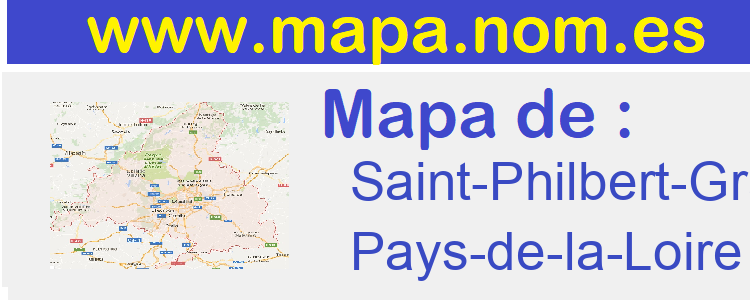 mapa de  Saint-Philbert-GrandLieu