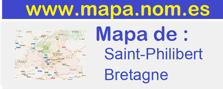 mapa de  Saint-Philibert