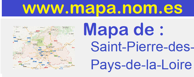 mapa de  Saint-Pierre-des-Nids