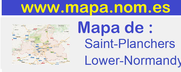 mapa de  Saint-Planchers
