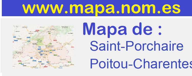 mapa de  Saint-Porchaire