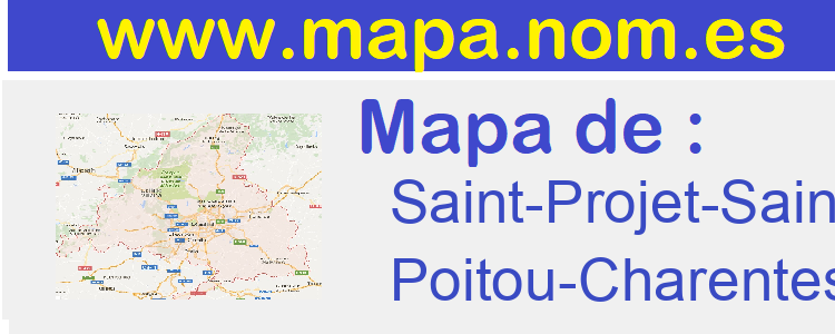 mapa de  Saint-Projet-Saint-Constant