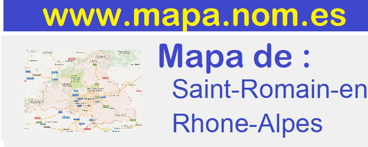 mapa de  Saint-Romain-en-Gal