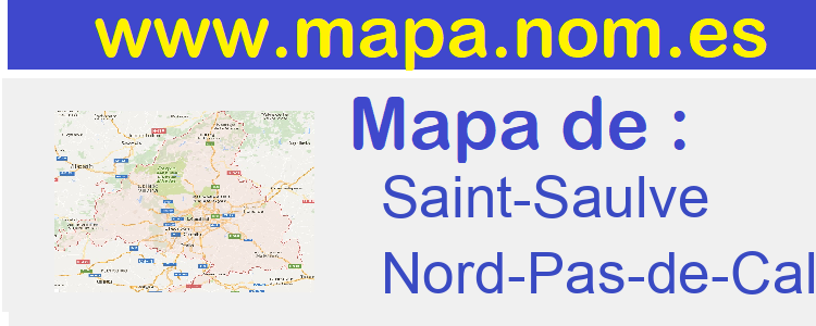 mapa de  Saint-Saulve
