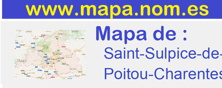 mapa de  Saint-Sulpice-de-Cognac