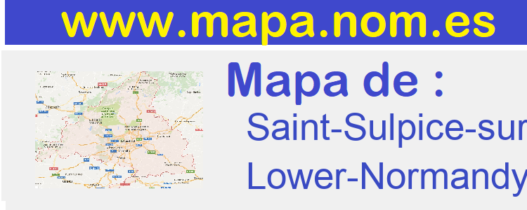 mapa de  Saint-Sulpice-sur-Risle