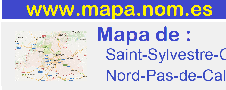mapa de  Saint-Sylvestre-Cappel