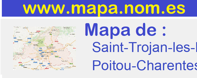 mapa de  Saint-Trojan-les-Bains