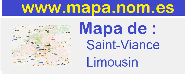 mapa de  Saint-Viance
