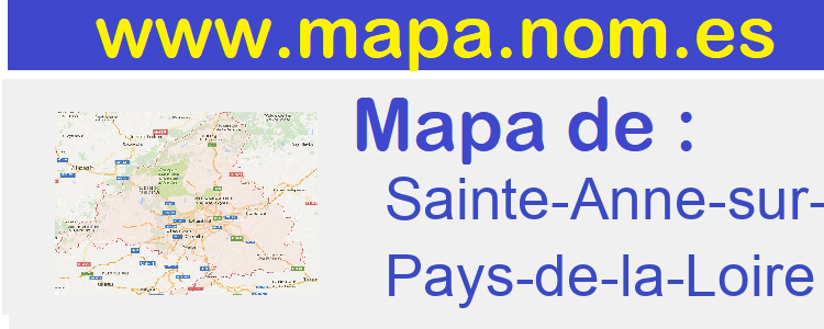 mapa de  Sainte-Anne-sur-Brivet